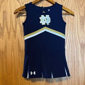 Under Armour Kids Navy Dress with Gold and White Accents